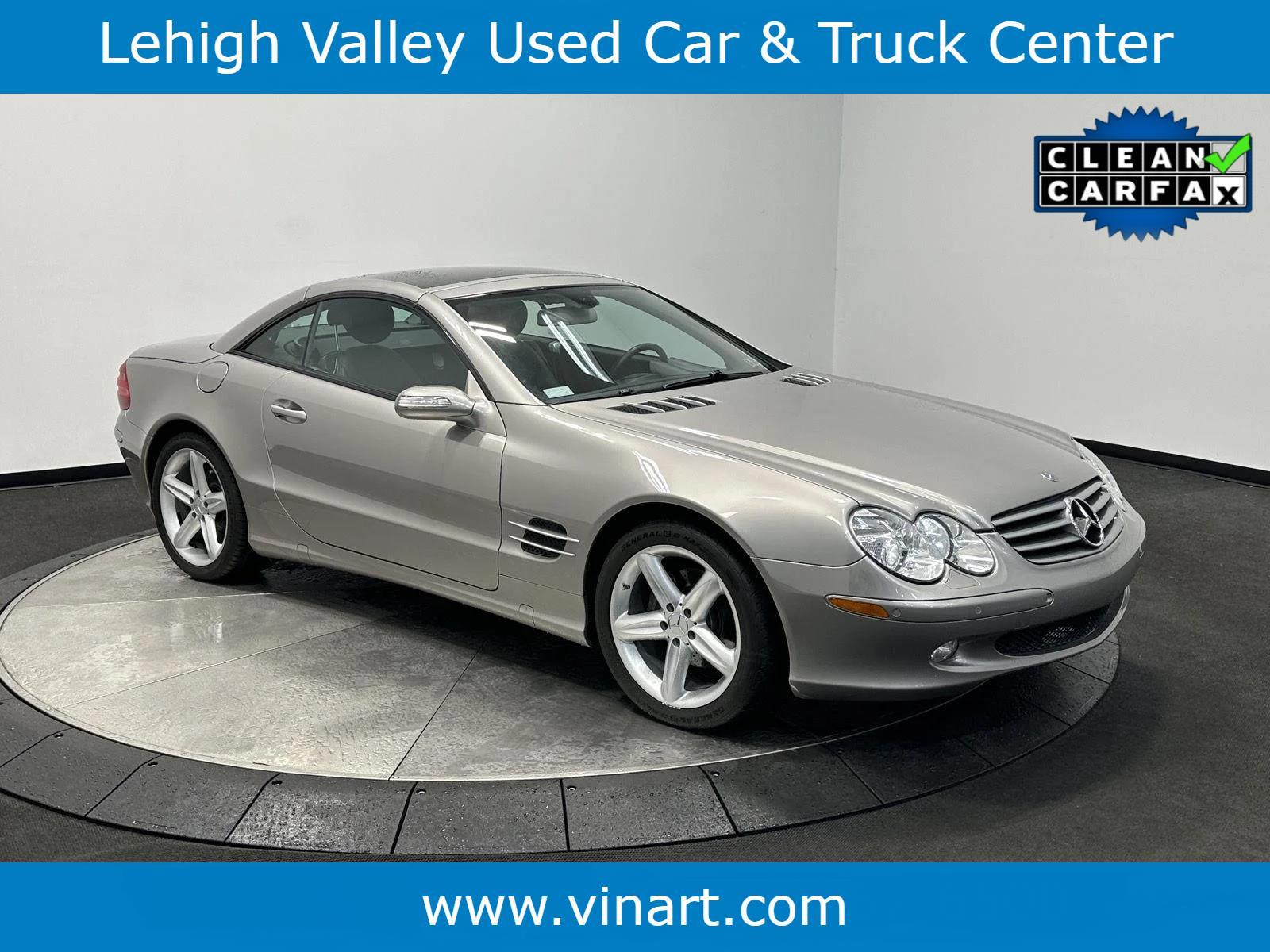 Pewter Metallic 2006 Mercedes-Benz SL-Class SL 500 Convertible Rear-Wheel Drive Automatic