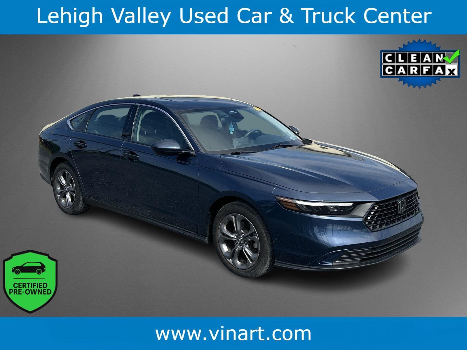 Canyon River Blue Metallic 2023 Honda Accord EX FWD Sedan Front-Wheel Drive Continuously Variable Transmission