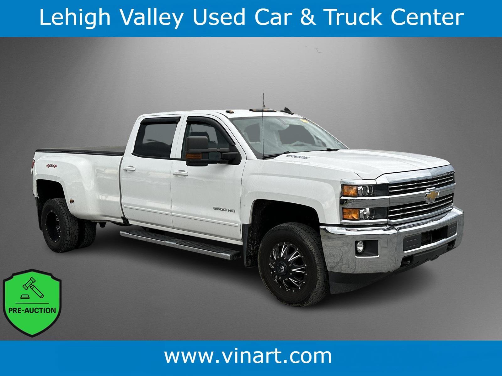 Summit White 2016 Chevrolet Silverado 3500HD Pickup Truck Four-Wheel Drive 6-Speed Automatic
