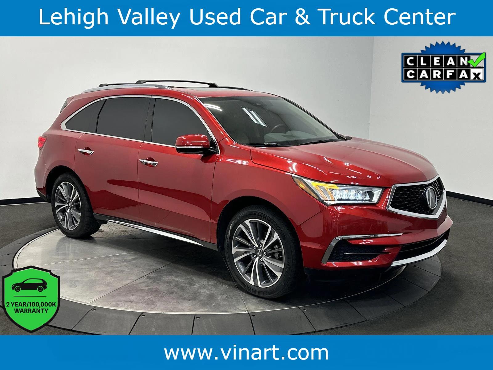 Performance Red Pearl 2019 Acura MDX SUV / Crossover All-Wheel Drive Automatic