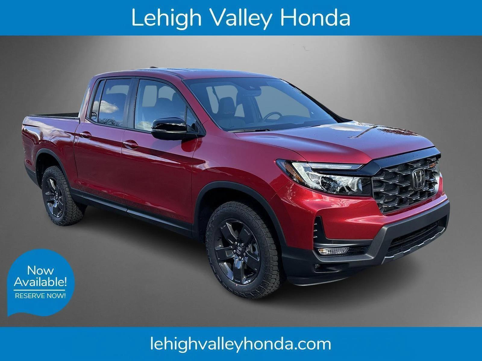 Radiant Red Metallic II 2026 Honda Ridgeline Pickup Truck All-Wheel Drive Automatic