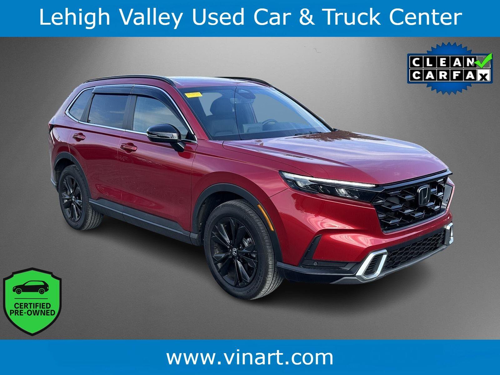 Radiant Red Metallic 2025 Honda CR-V Hybrid SUV / Crossover All-Wheel Drive Continuously Variable Transmission