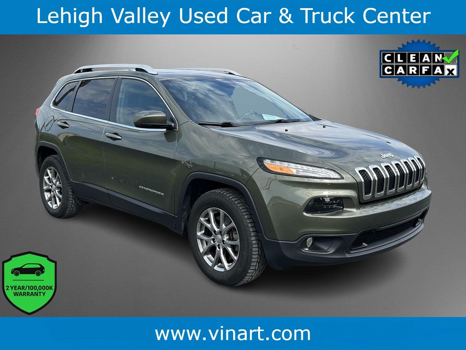 Olive Green Pearlcoat 2018 Jeep Cherokee SUV / Crossover Four-Wheel Drive 9-Speed Automatic