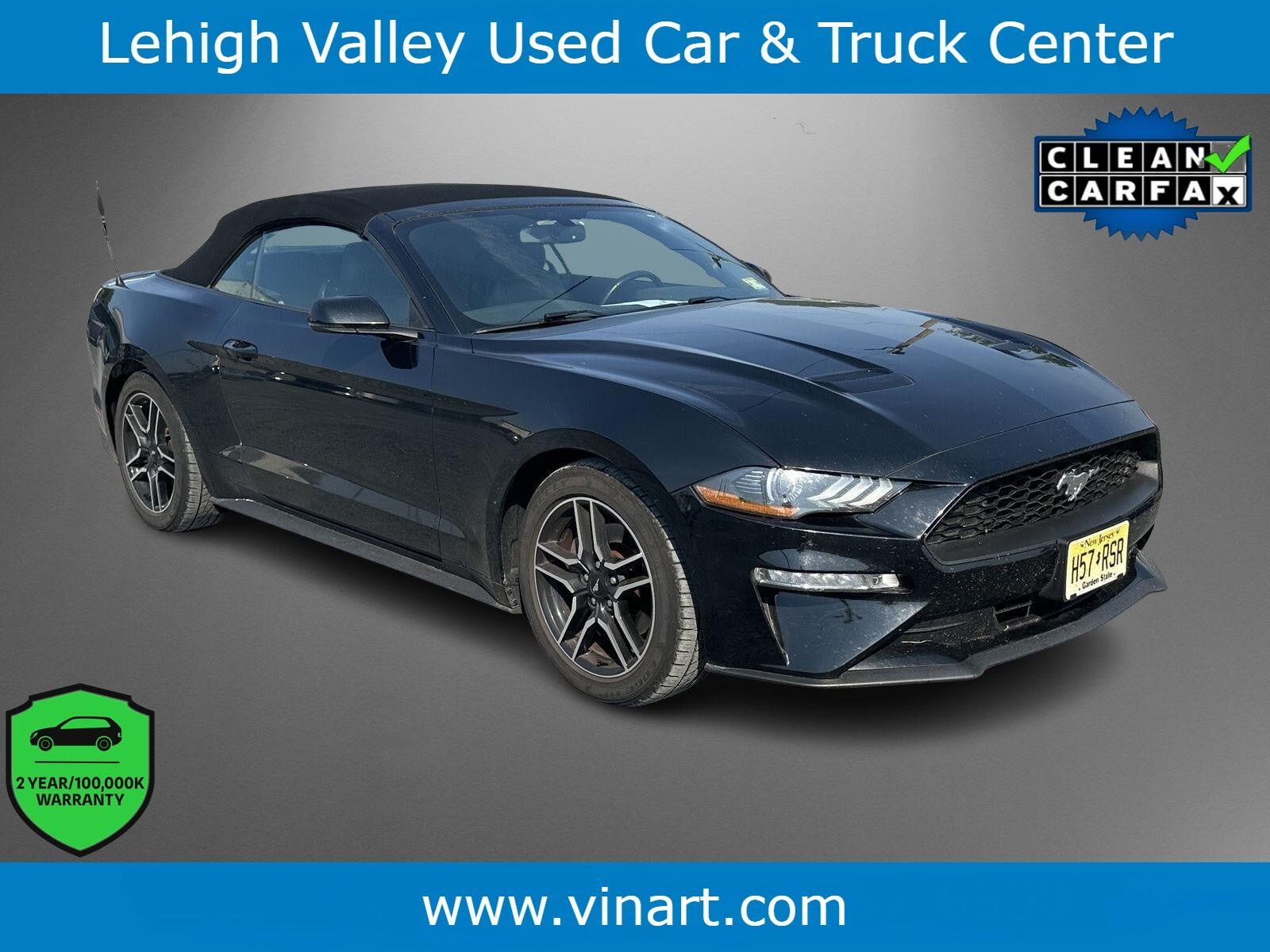 Shadow Black 2019 Ford Mustang Convertible Rear-Wheel Drive 6-Speed Manual