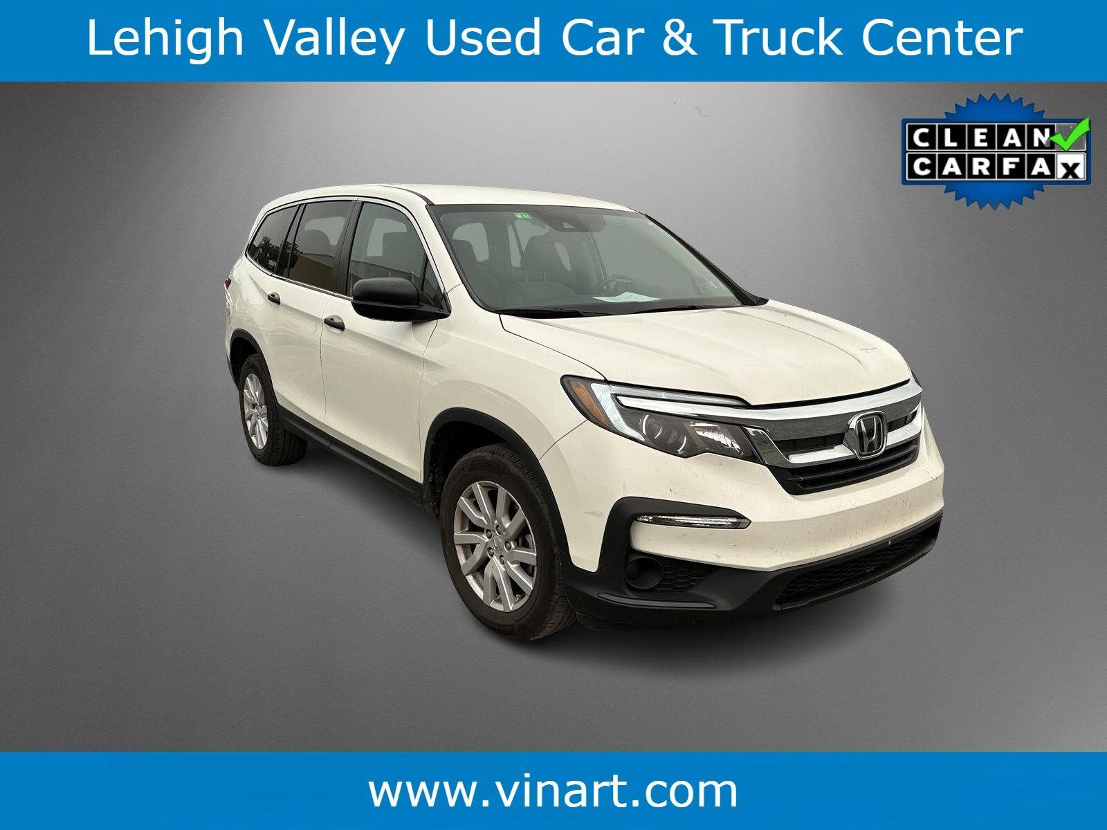 White Diamond Pearl 2019 Honda Pilot SUV / Crossover All-Wheel Drive Automatic