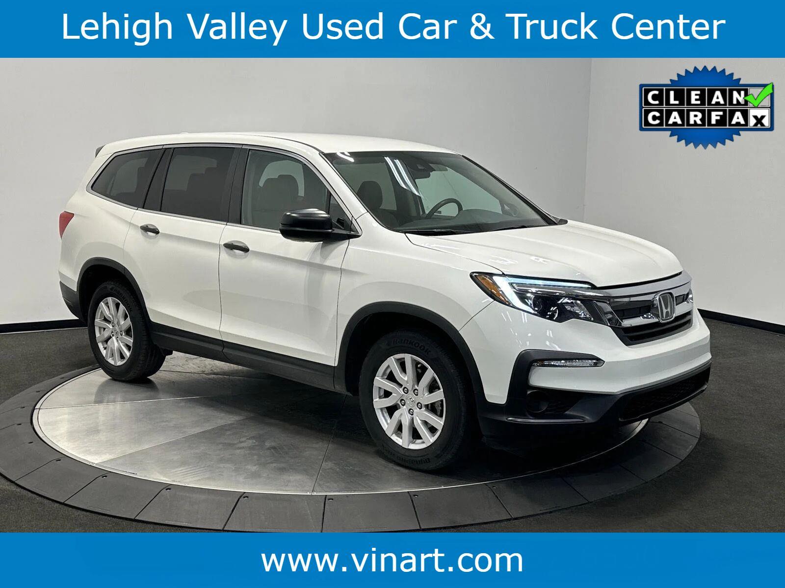 White Diamond Pearl 2019 Honda Pilot SUV / Crossover All-Wheel Drive Automatic