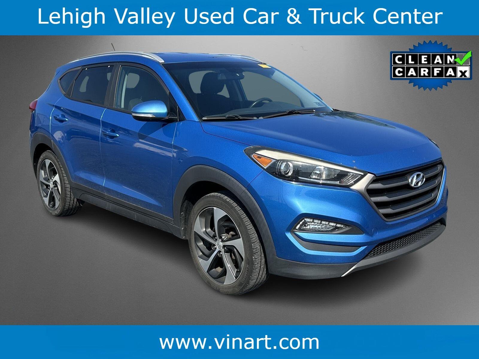 Caribbean Blue 2016 Hyundai Tucson SUV / Crossover All-Wheel Drive Automatic