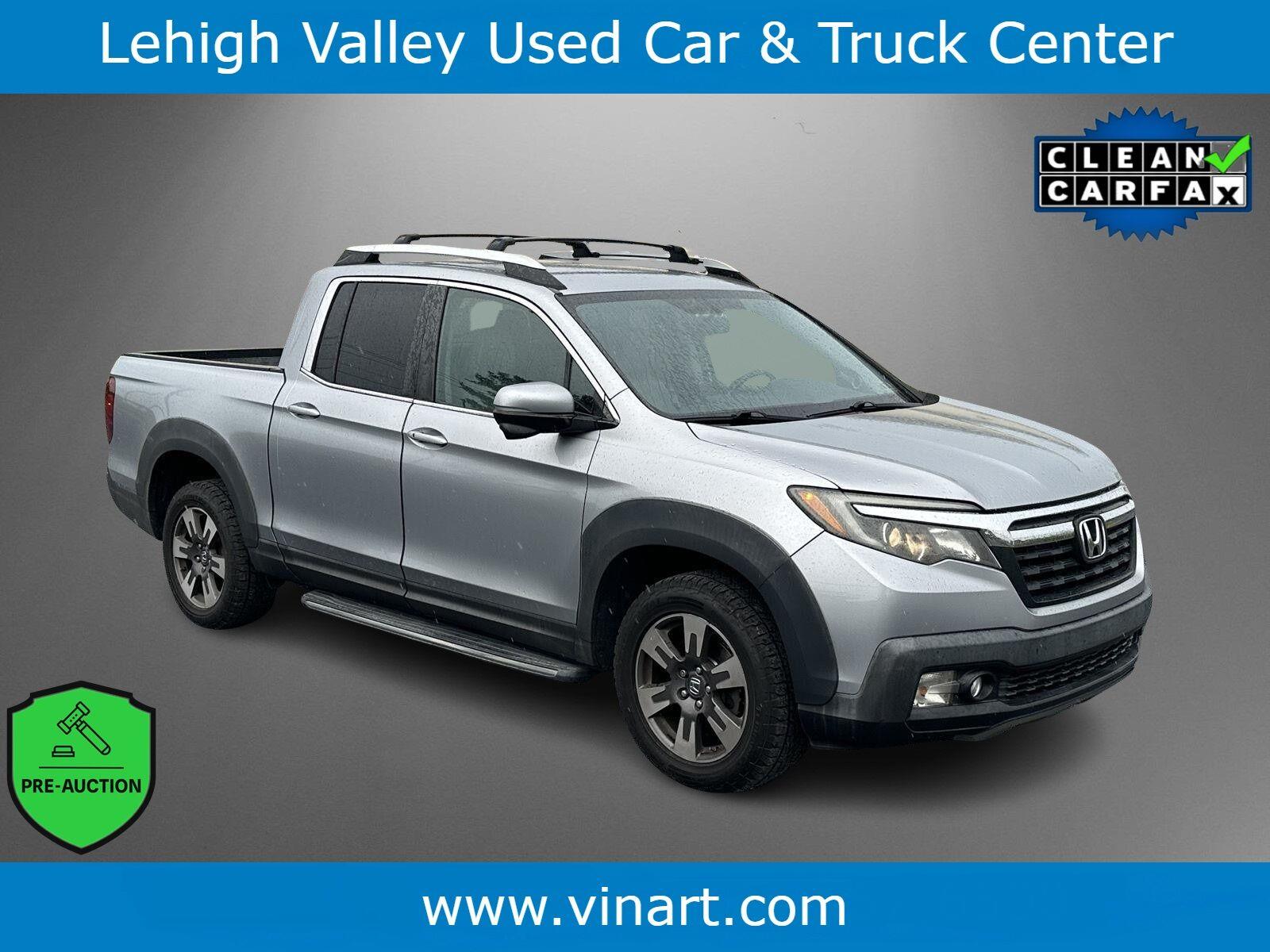 Lunar Silver Metallic 2017 Honda Ridgeline Pickup Truck All-Wheel Drive Automatic