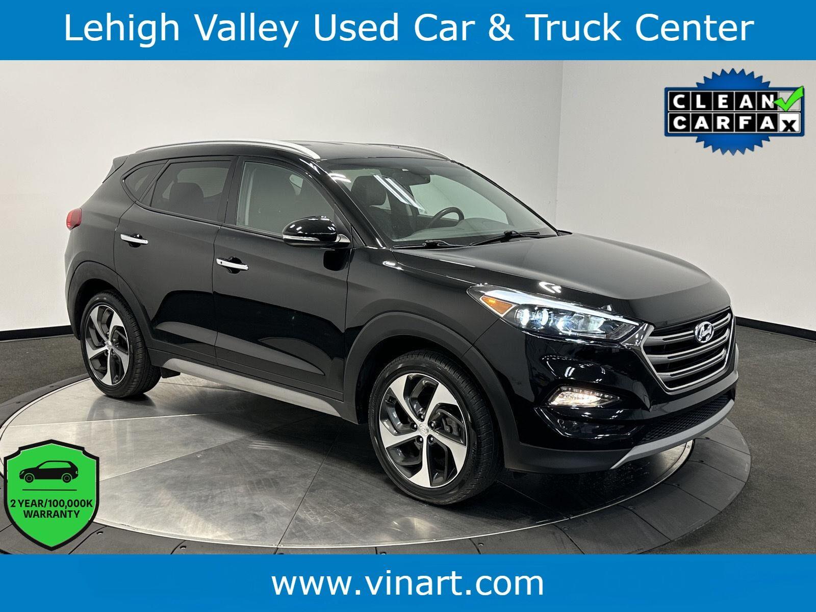 Black Noir Pearl 2018 Hyundai Tucson SUV / Crossover All-Wheel Drive Automatic