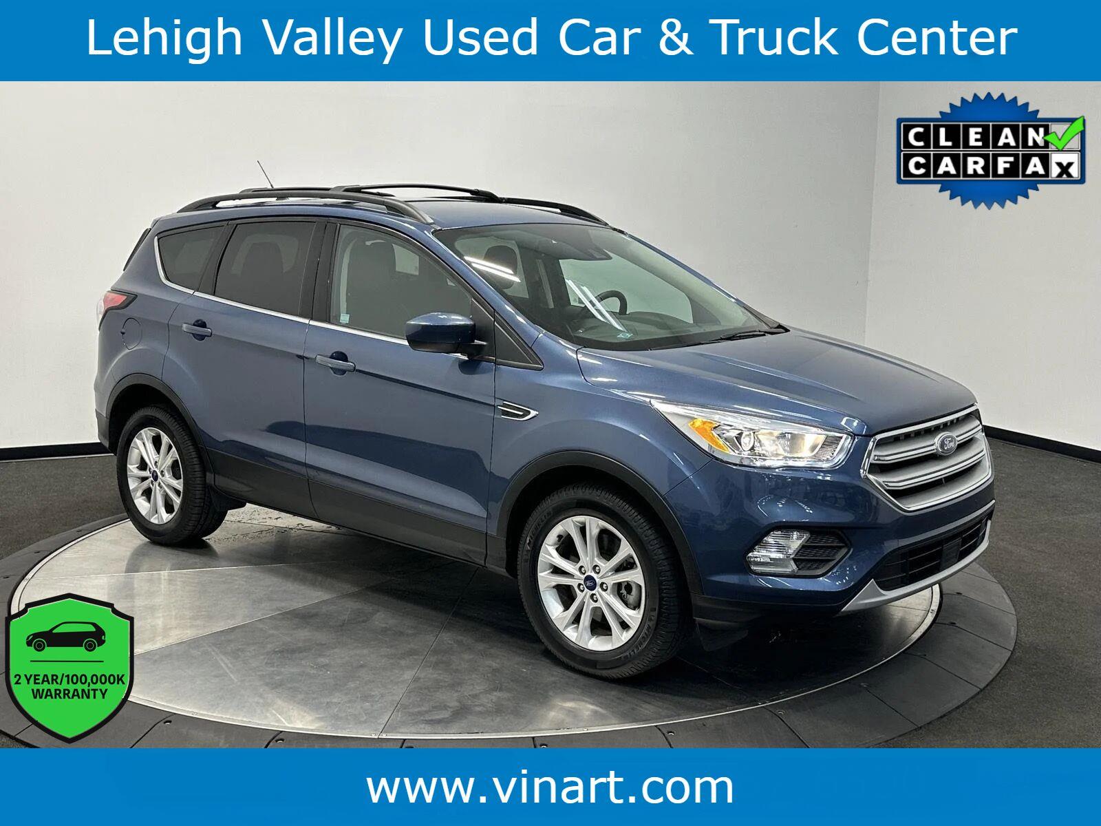 Blue Metallic 2018 Ford Escape SUV / Crossover All-Wheel Drive 6-Speed Automatic