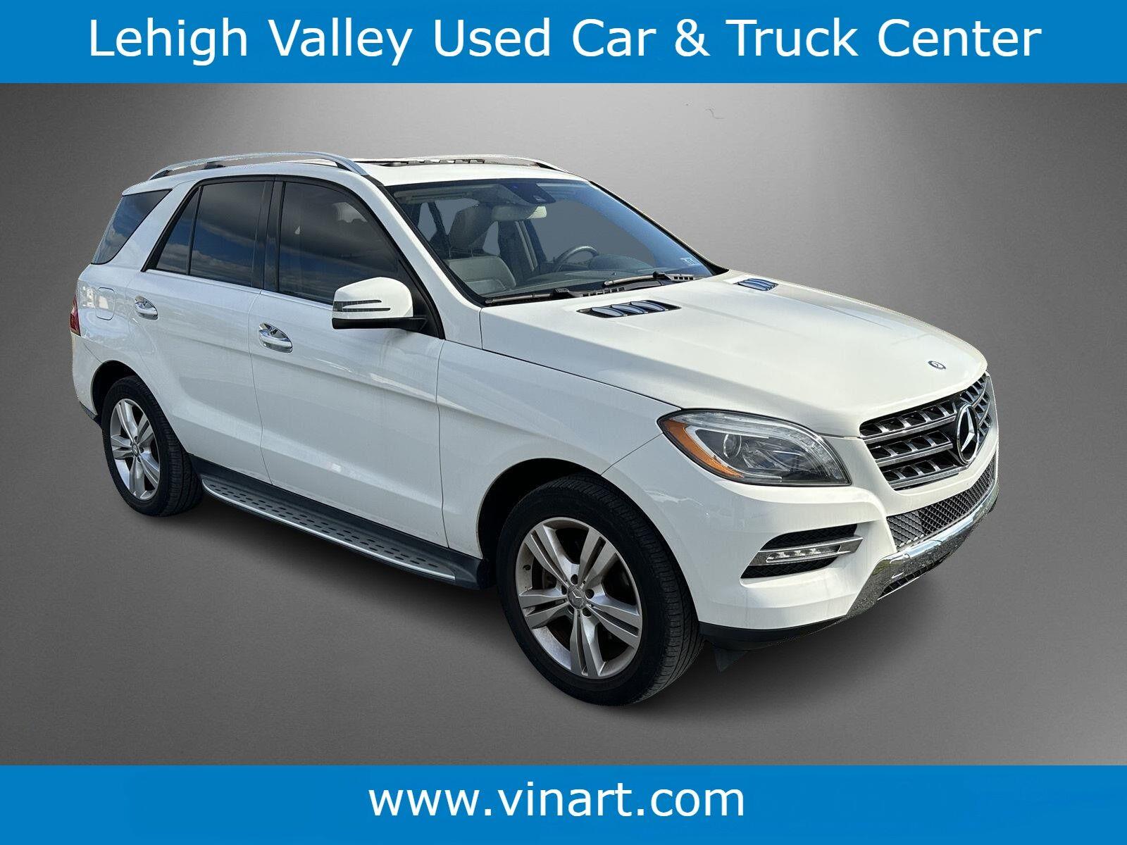 Polar White 2015 Mercedes-Benz M-Class SUV / Crossover All-Wheel Drive Automatic