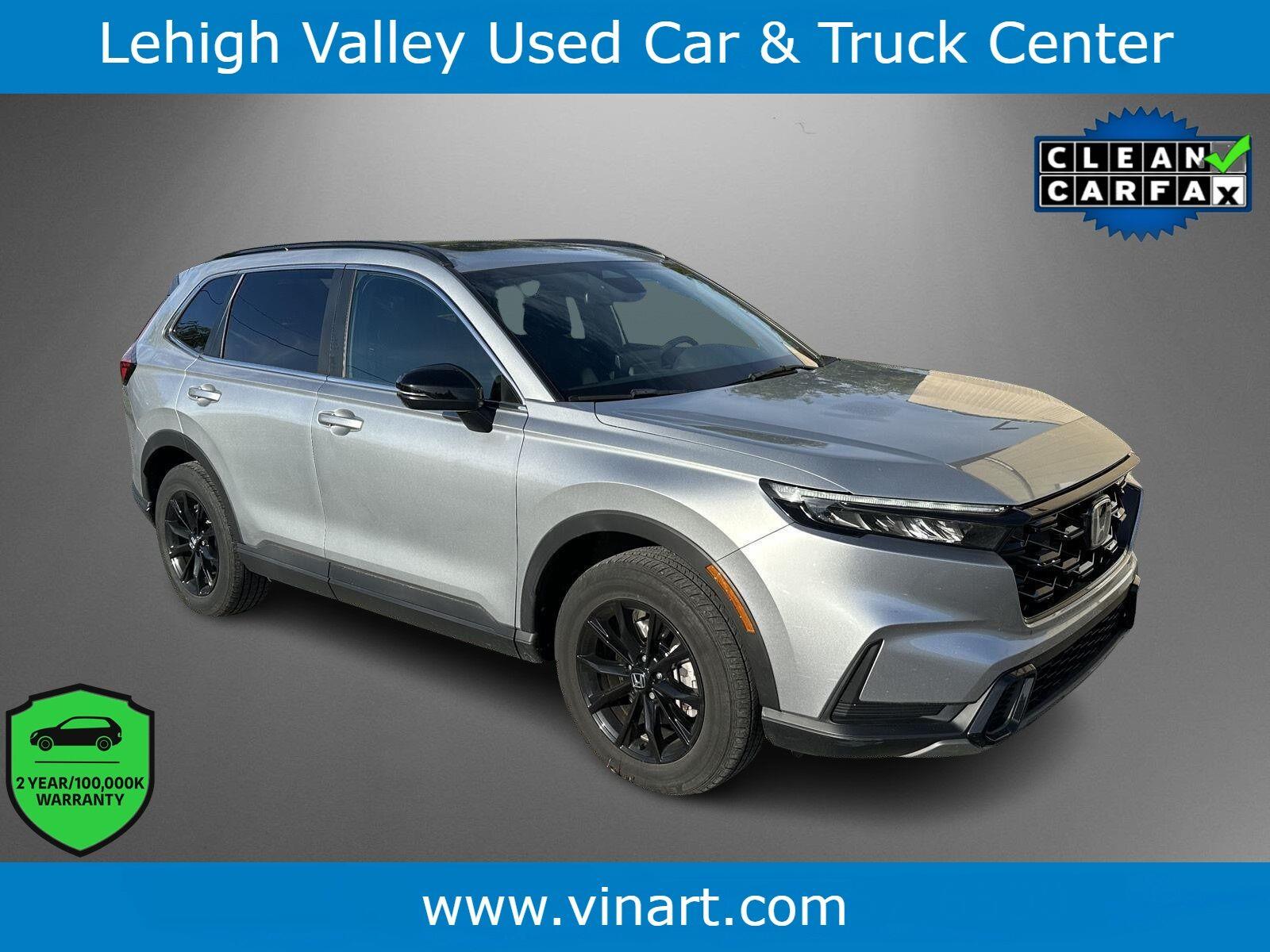 Solar Silver Metallic 2025 Honda CR-V Hybrid SUV / Crossover All-Wheel Drive Continuously Variable Transmission