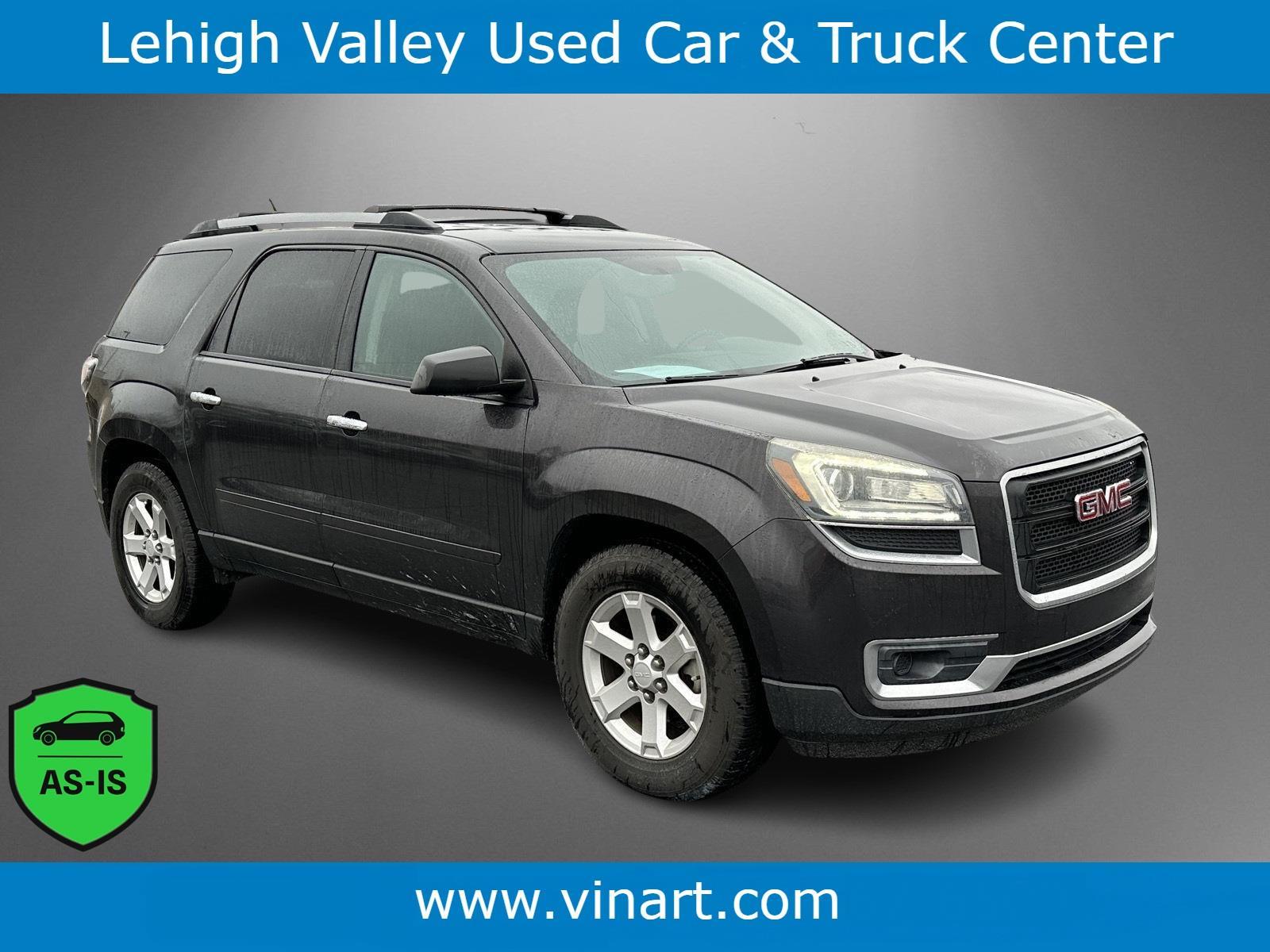 Gray (Iridium Metallic) 2016 GMC Acadia SLE-1 AWD SUV / Crossover All-Wheel Drive 6-Speed Automatic