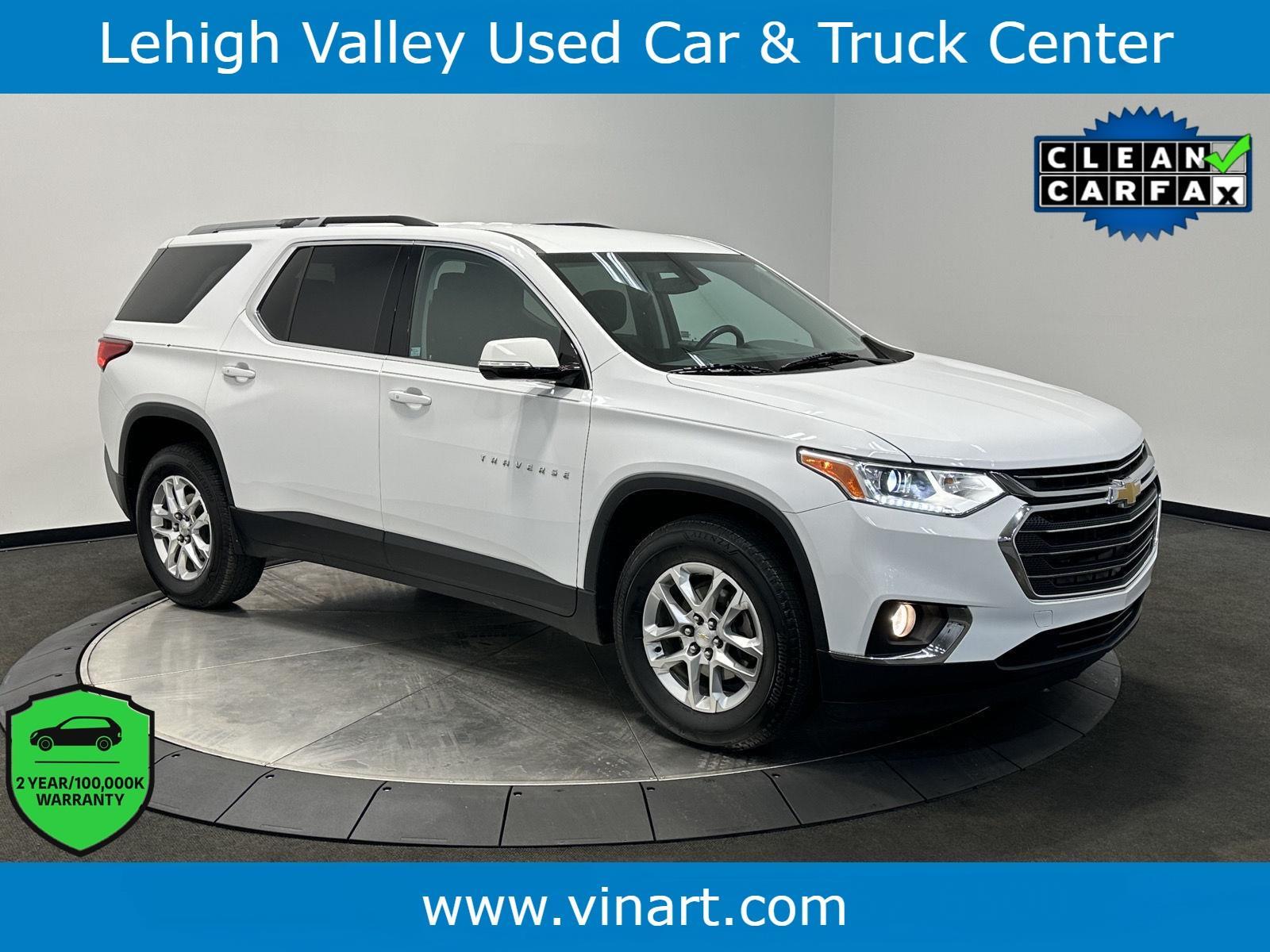 Summit White 2018 Chevrolet Traverse LT Cloth AWD SUV / Crossover Four-Wheel Drive 9-Speed Automatic