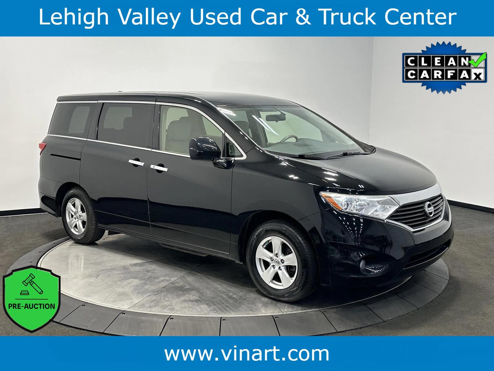 Super Black 2013 Nissan Quest 3.5 SV Minivan Front-Wheel Drive Continuously Variable Transmission