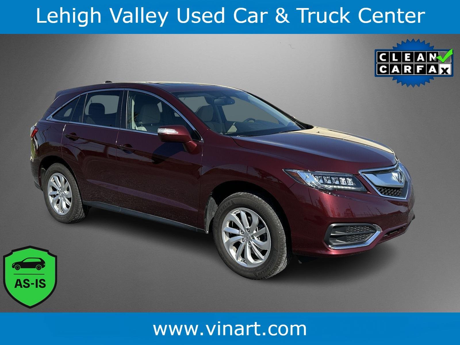 Basque Red Pearl II 2017 Acura RDX AWD with Technology Package SUV / Crossover All-Wheel Drive Automatic