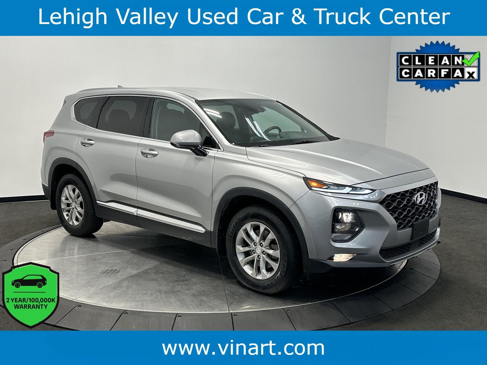 Shimmering Silver Pearl 2020 Hyundai Santa Fe SUV / Crossover All-Wheel Drive Automatic