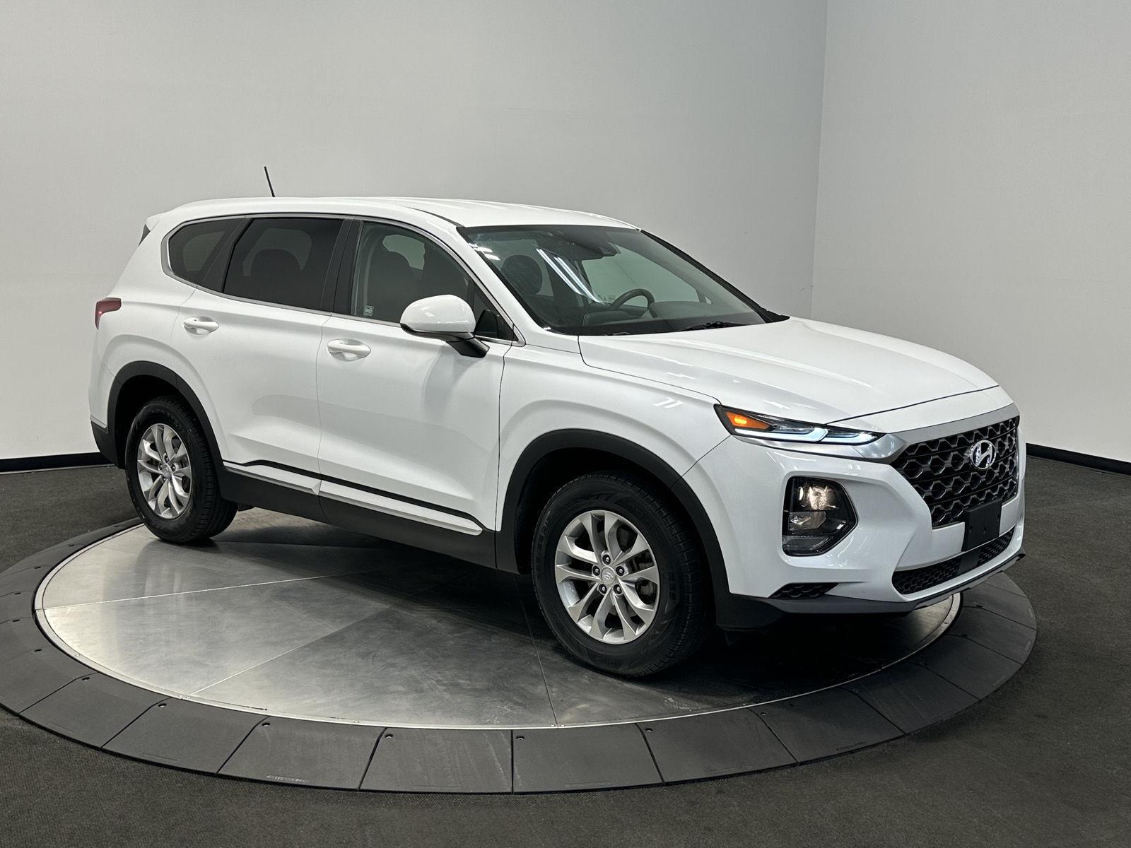 Quartz White 2019 Hyundai Santa Fe SUV / Crossover All-Wheel Drive Automatic