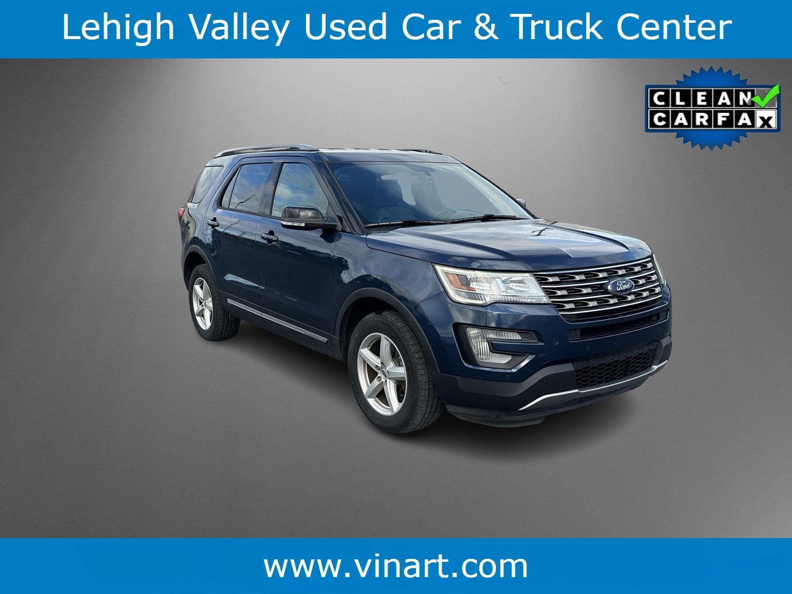 Blue Jeans Metallic 2017 Ford Explorer SUV / Crossover All-Wheel Drive 6-Speed Automatic