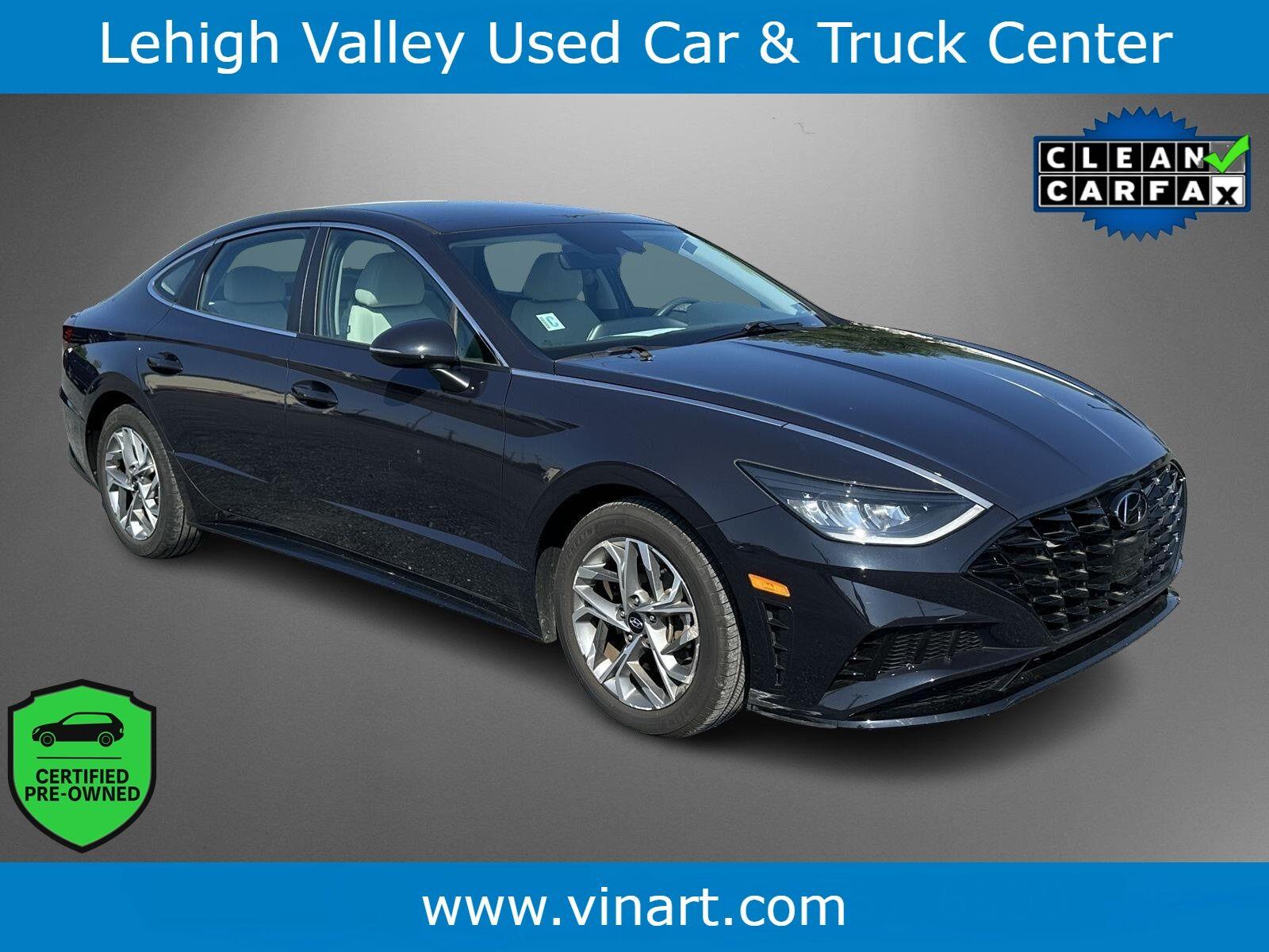 Carbon Blue 2023 Hyundai Sonata Sedan Front-Wheel Drive Automatic