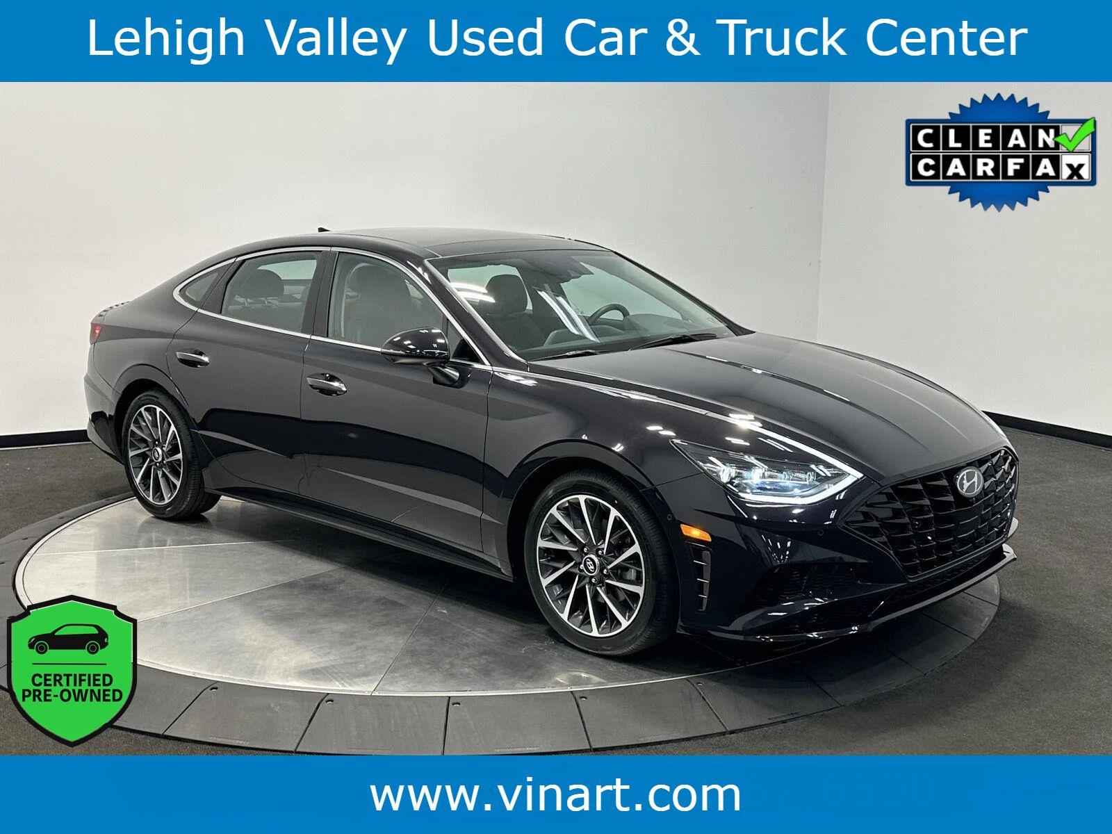 Carbon Blue 2023 Hyundai Sonata Sedan Front-Wheel Drive Automatic