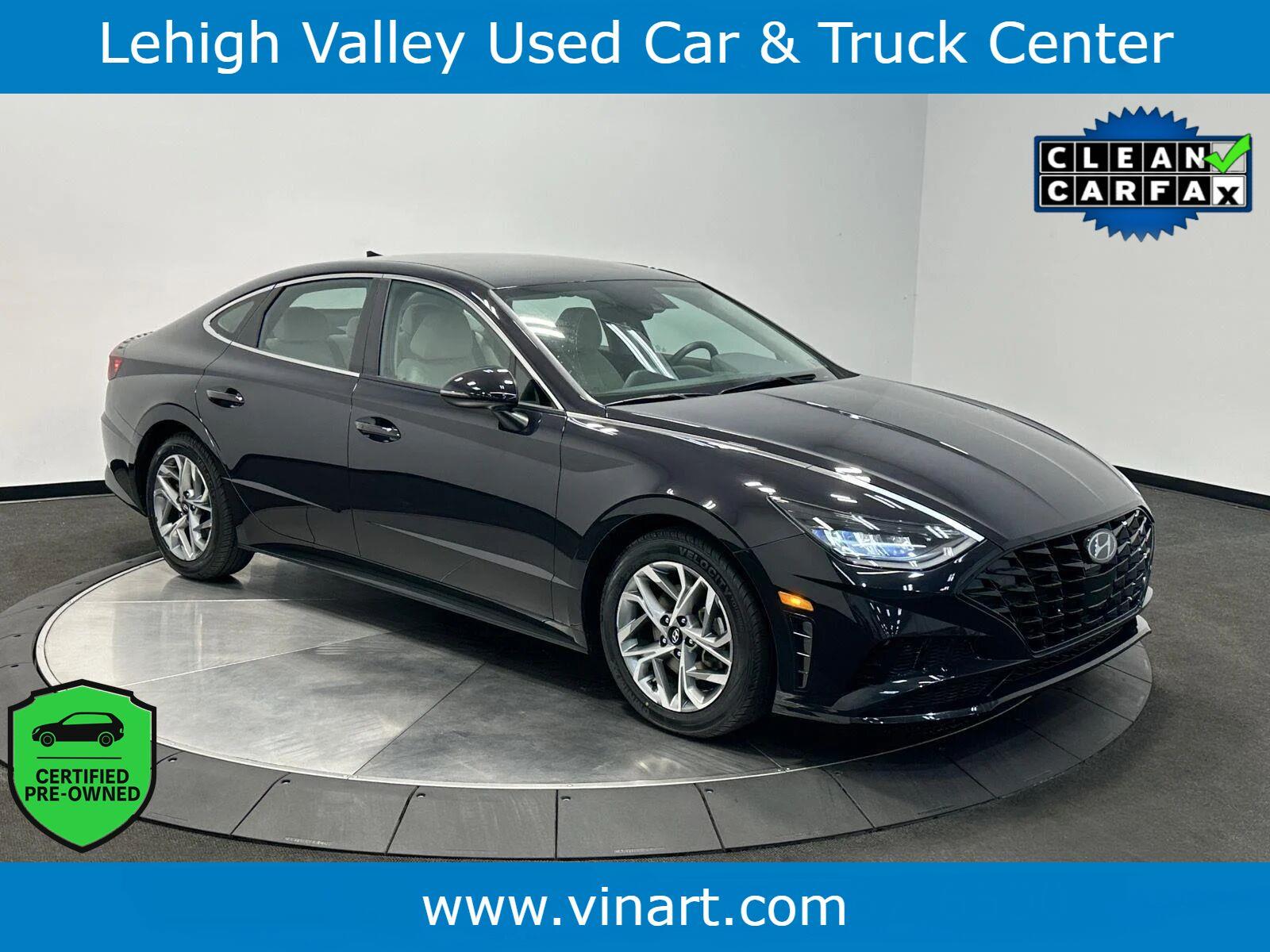 Carbon Blue 2023 Hyundai Sonata Sedan Front-Wheel Drive Automatic