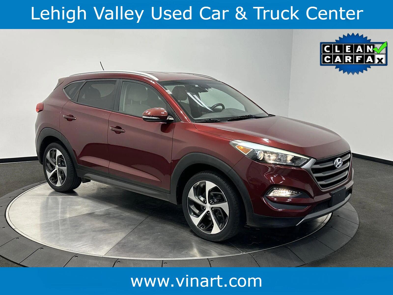Red (Ruby Wine) 2016 Hyundai Tucson SUV / Crossover All-Wheel Drive Automatic