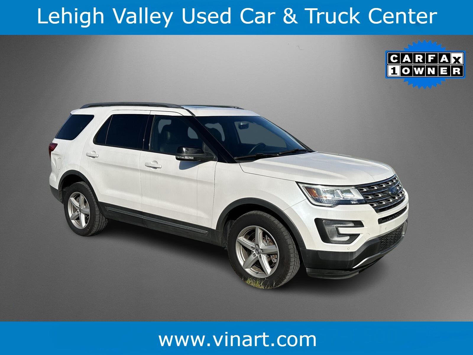 White Platinum Metallic Tri-Coat 2016 Ford Explorer SUV / Crossover All-Wheel Drive 6-Speed Automatic