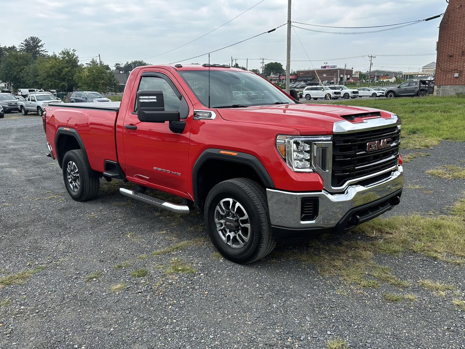 Cardinal Red 2022 GMC Sierra 3500HD Pickup Truck Four-Wheel Drive 6-Speed Automatic
