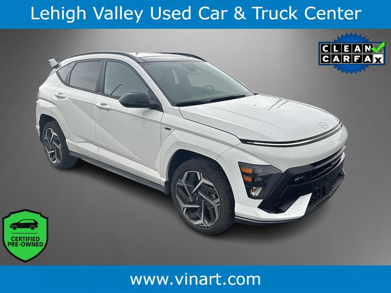 Atlas White 2024 Hyundai Kona SUV / Crossover All-Wheel Drive Automatic