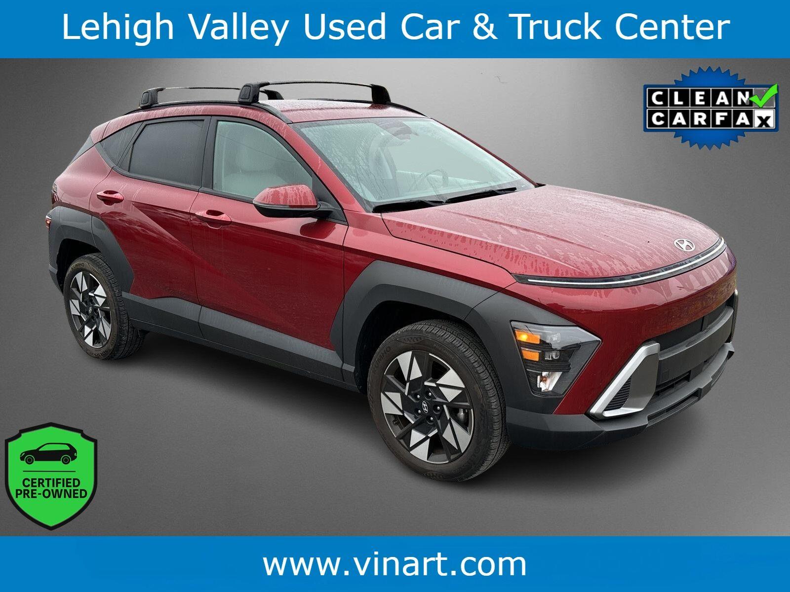 Ultimate Red Metallic 2024 Hyundai Kona SUV / Crossover All-Wheel Drive Continuously Variable Transmission