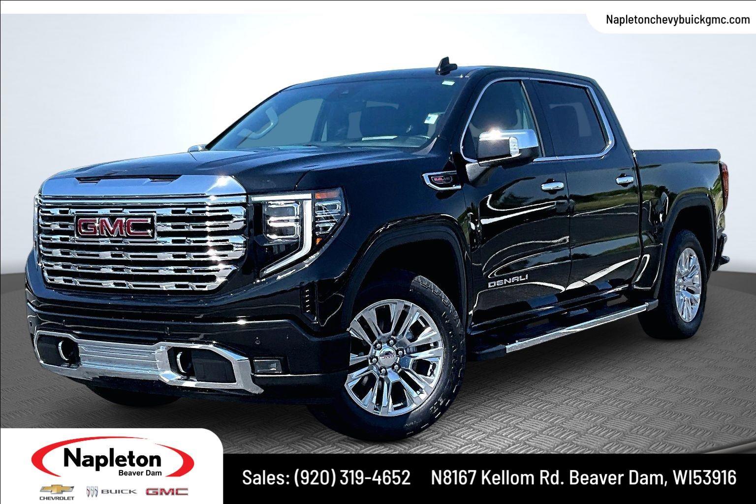 Onyx Black 2023 GMC Sierra 1500 Pickup Truck Four-Wheel Drive Automatic