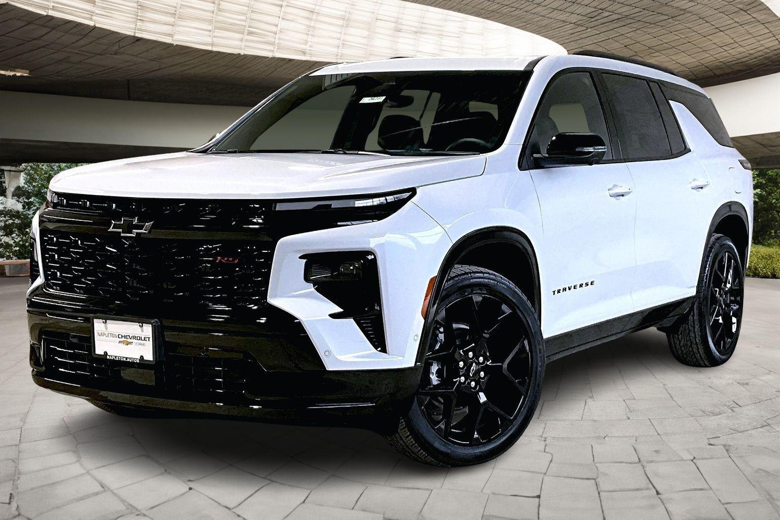 Polar White Tricoat 2026 Chevrolet Traverse RS AWD SUV / Crossover Four-Wheel Drive 8-Speed Automatic