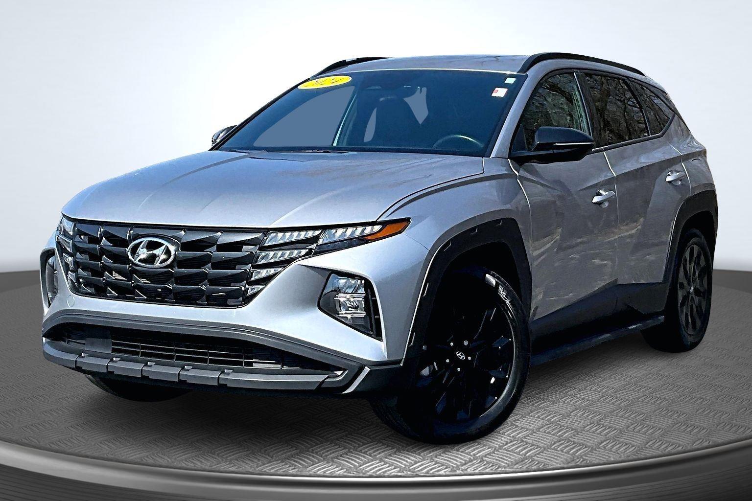 Shimmering Silver 2024 Hyundai Tucson XRT AWD SUV / Crossover All-Wheel Drive Automatic