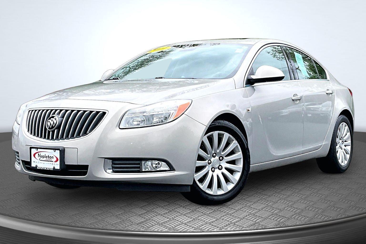 Stone Metallic 2011 Buick Regal CXL Sedan FWD Sedan Front-Wheel Drive 6-Speed Automatic Overdrive