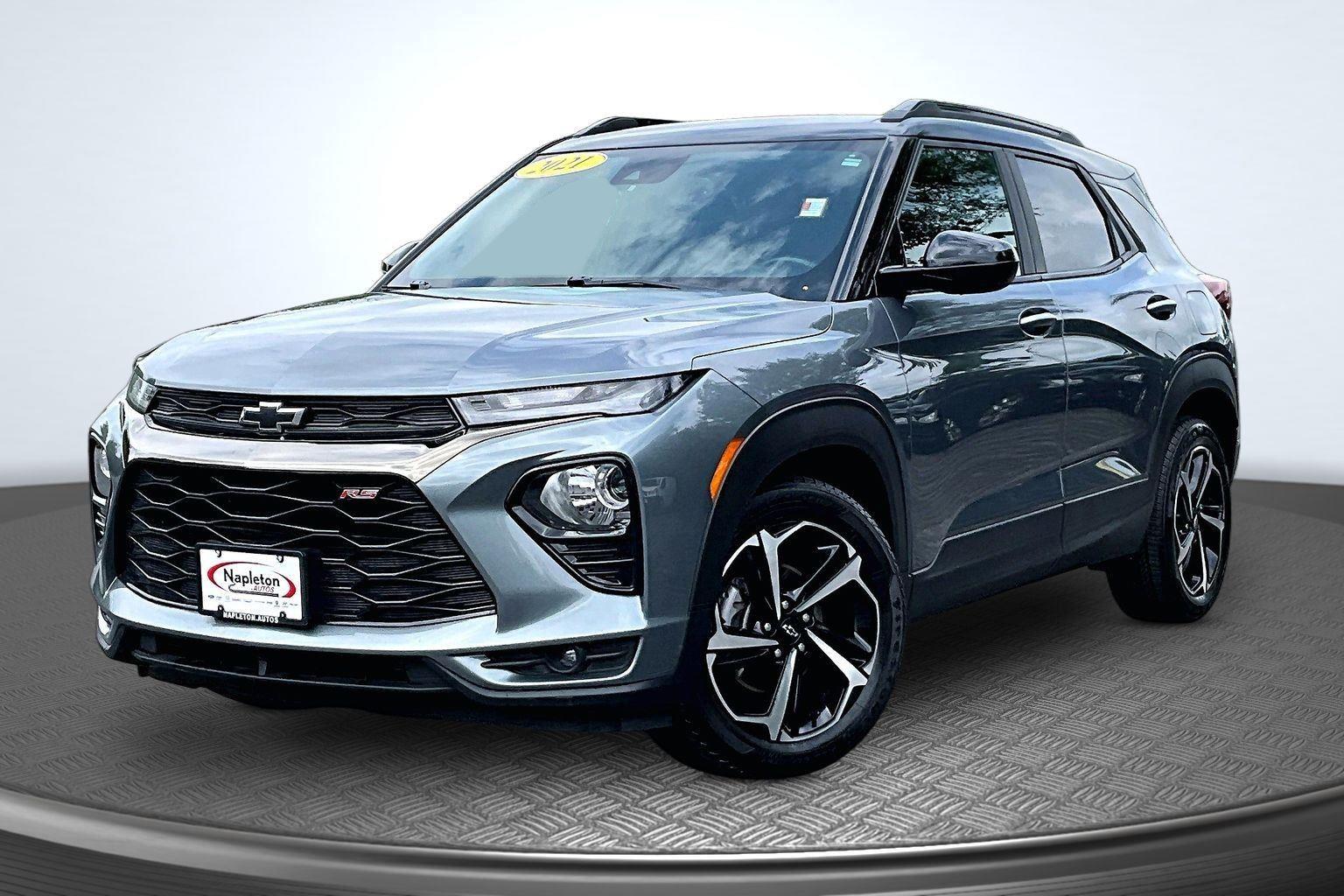 Gray (Satin Steel Metallic) 2021 Chevrolet Trailblazer RS FWD SUV / Crossover Front-Wheel Drive Automatic