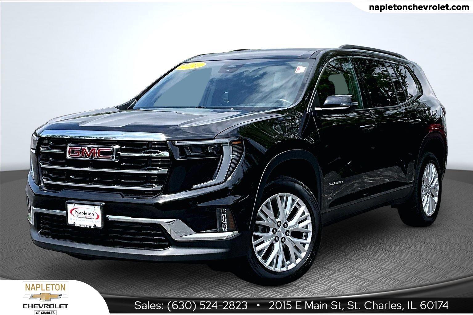 Black (Ebony Twilight Metallic) 2024 GMC Acadia SUV / Crossover Four-Wheel Drive 8-Speed Automatic