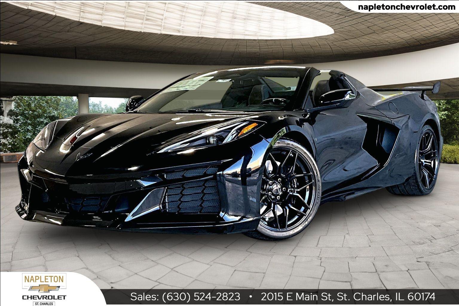 Black 2026 Chevrolet Corvette Convertible Rear-Wheel Drive 8-Speed Dual Clutch