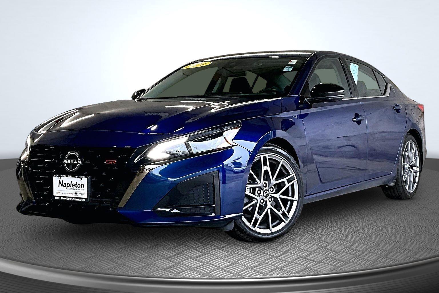 Deep Blue Pearl 2024 Nissan Altima Sedan Front-Wheel Drive Continuously Variable Transmission