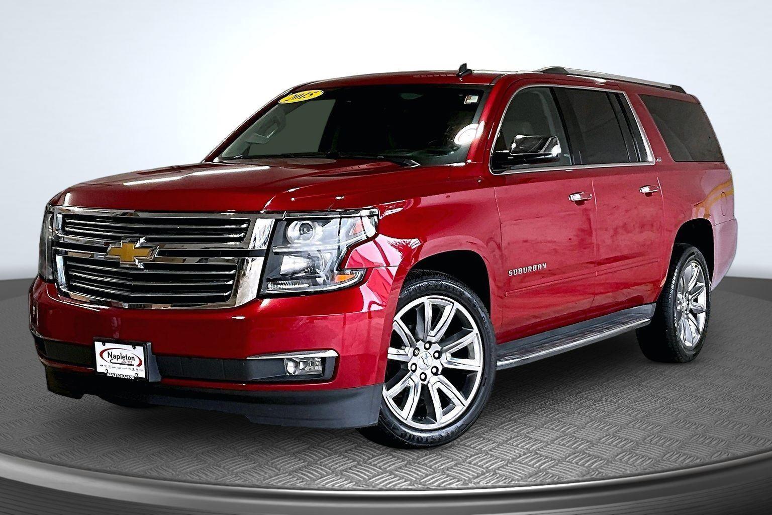 Crystal Red Tintcoat 2015 Chevrolet Suburban SUV / Crossover Four-Wheel Drive 6-Speed Automatic