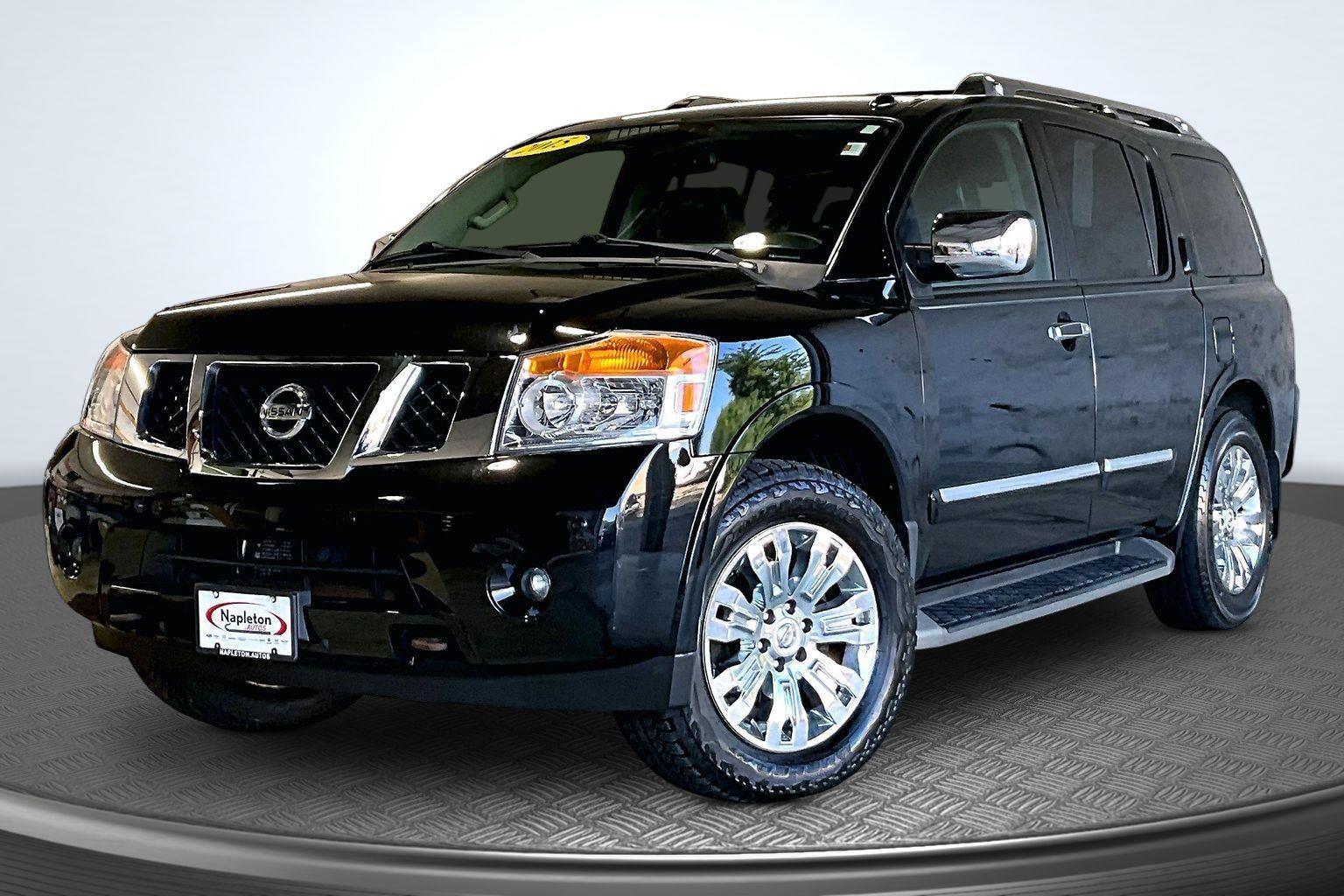 Gray (Magnetic Black) 2015 Nissan Armada SUV / Crossover Four-Wheel Drive Automatic