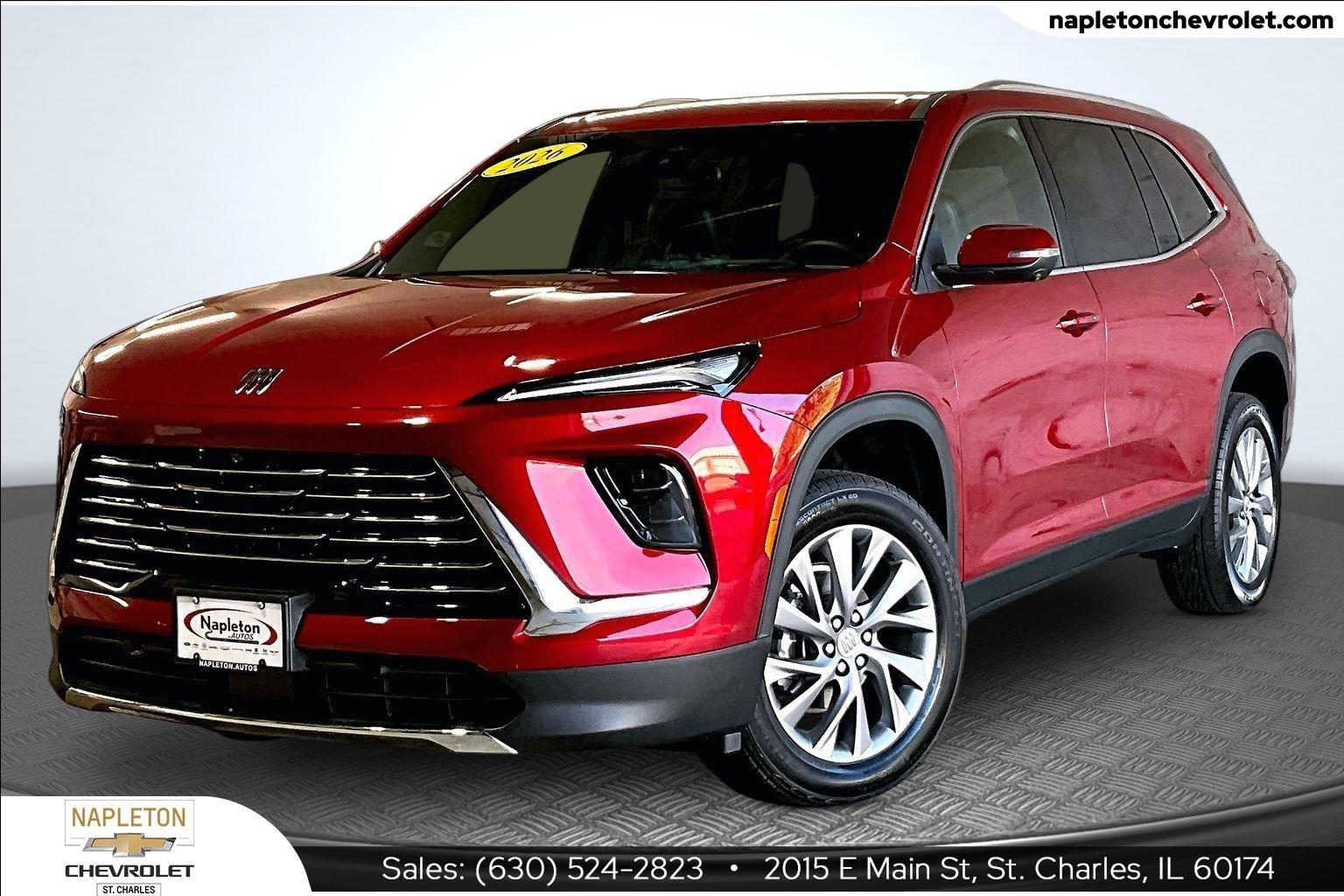 Cherry Red Tintcoat 2026 Buick Enclave SUV / Crossover Four-Wheel Drive 8-Speed Automatic