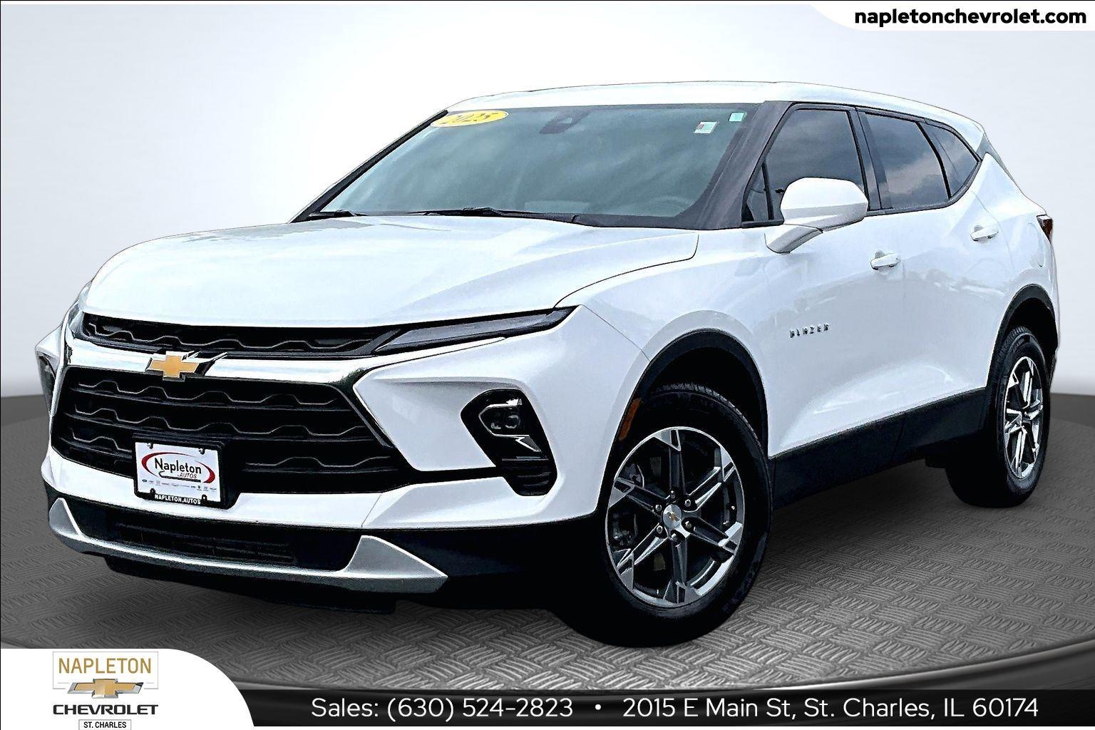 Summit White 2025 Chevrolet Blazer SUV / Crossover 9-Speed Automatic