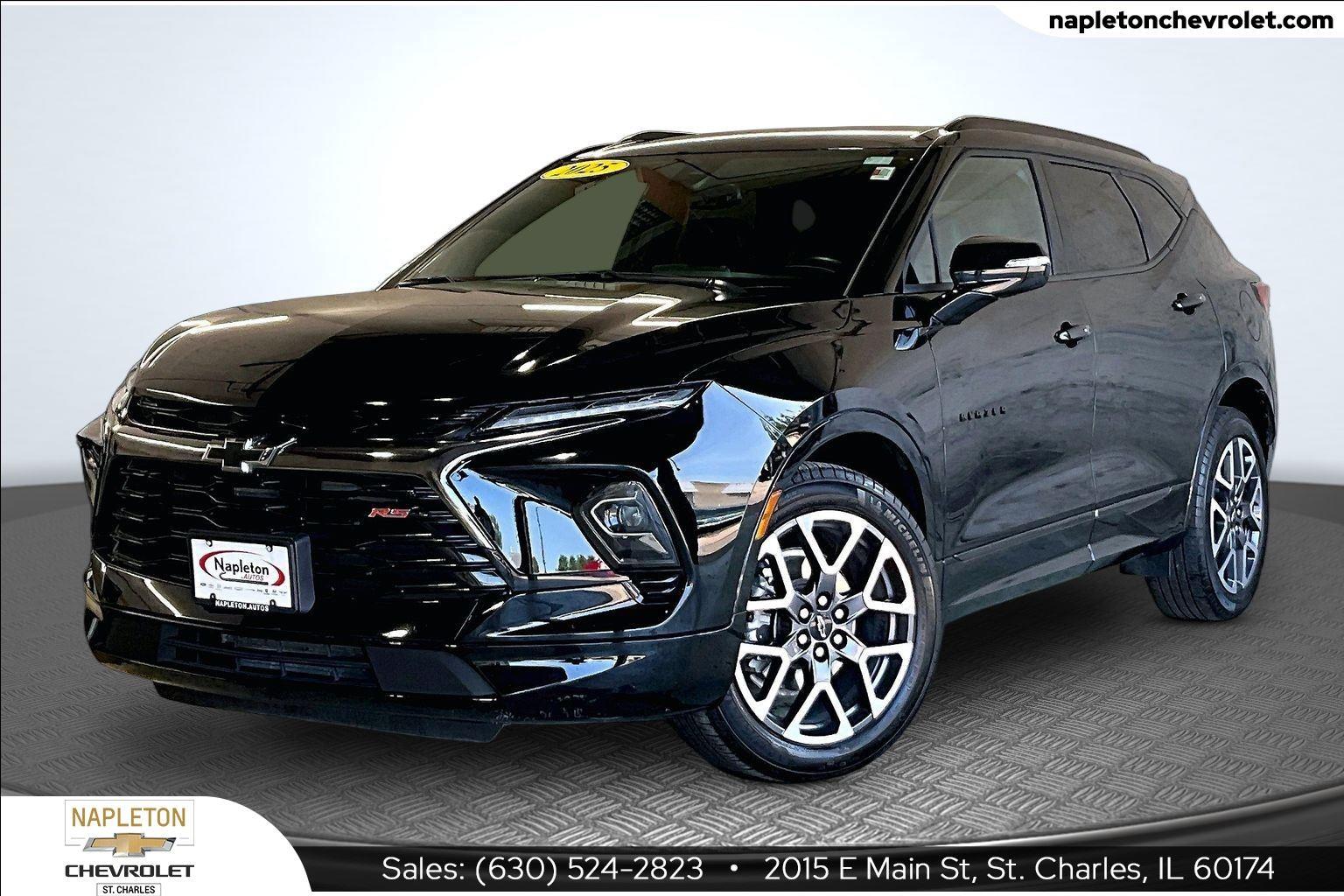 Black 2025 Chevrolet Blazer SUV / Crossover All-Wheel Drive 9-Speed Automatic