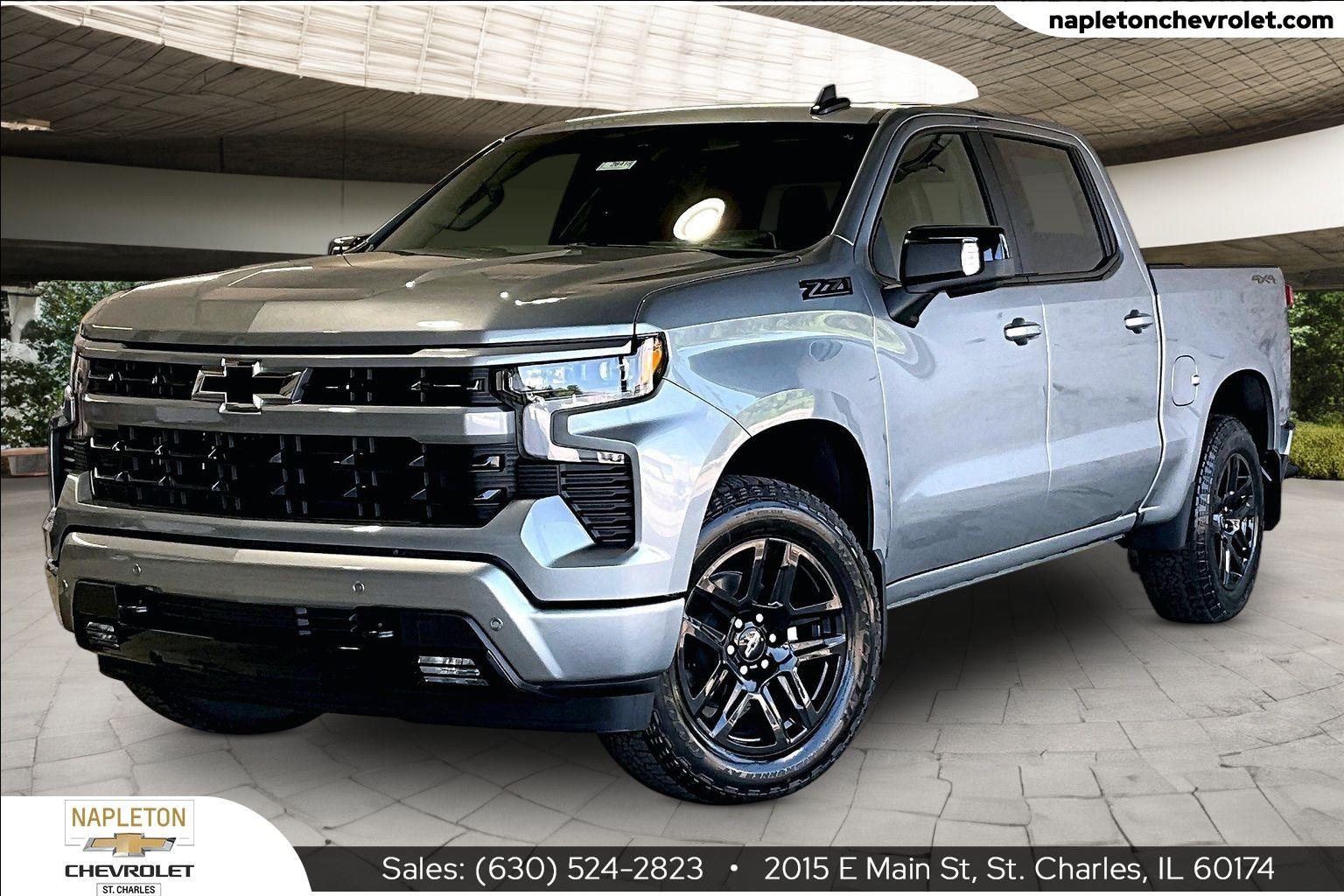 Sterling Gray Metallic 2026 Chevrolet Silverado 1500 Pickup Truck Four-Wheel Drive Automatic