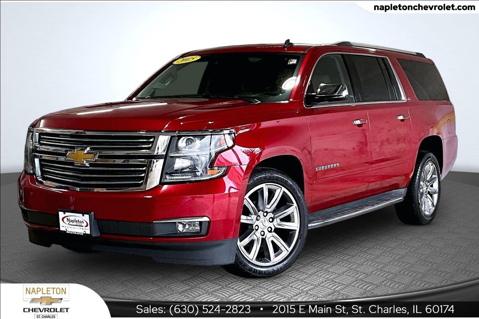 Crystal Red Tintcoat 2015 Chevrolet Suburban SUV / Crossover Four-Wheel Drive 6-Speed Automatic