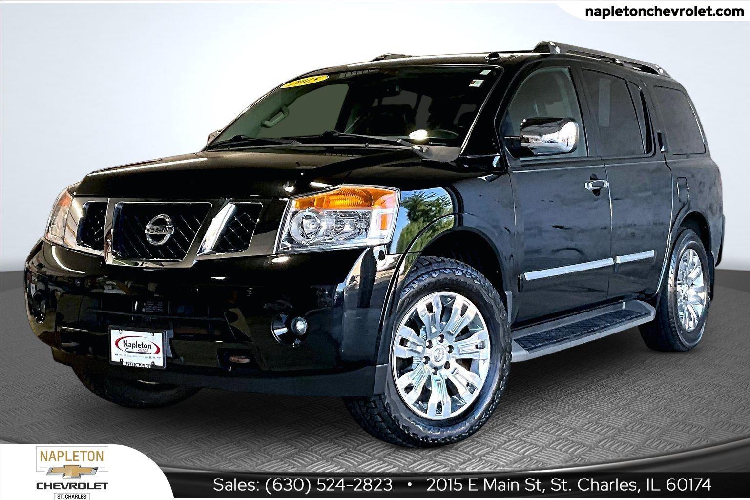 Gray (Magnetic Black) 2015 Nissan Armada SUV / Crossover Four-Wheel Drive Automatic