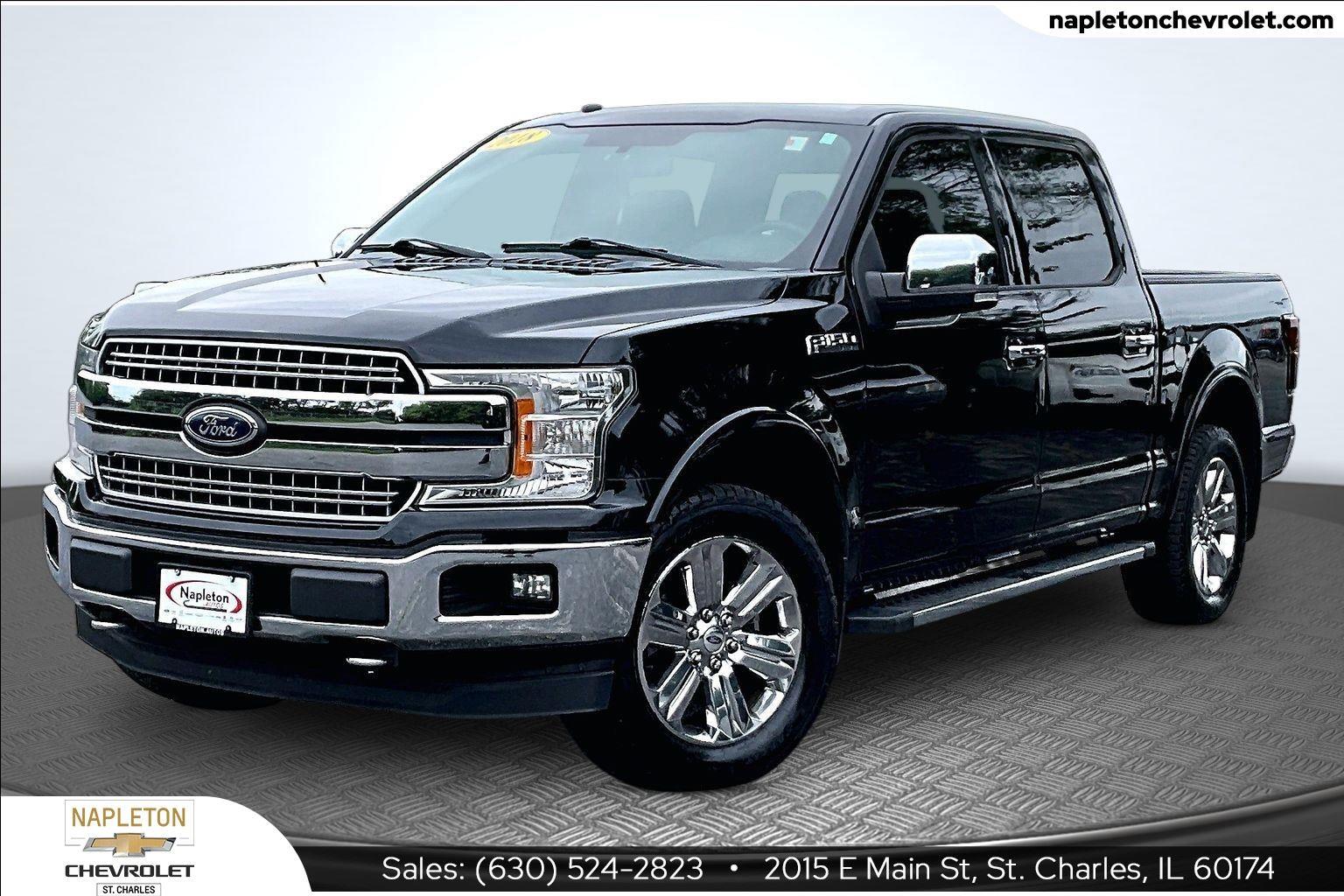 Shadow Black 2018 Ford F-150 Pickup Truck Four-Wheel Drive Automatic
