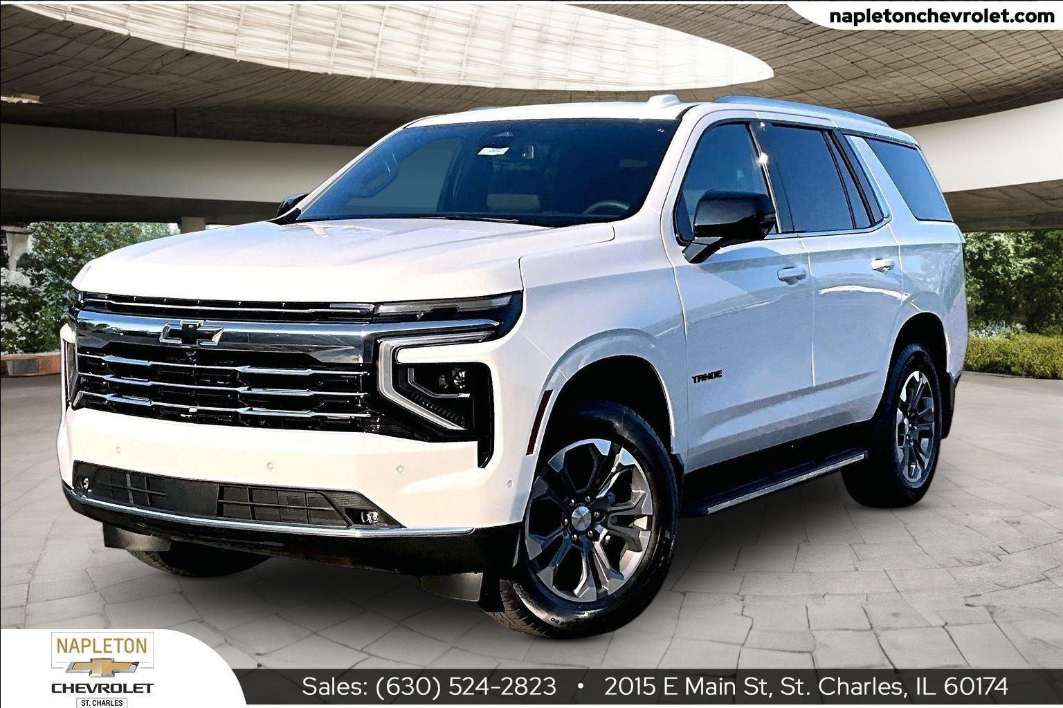 Summit White 2026 Chevrolet Tahoe SUV / Crossover Four-Wheel Drive Automatic
