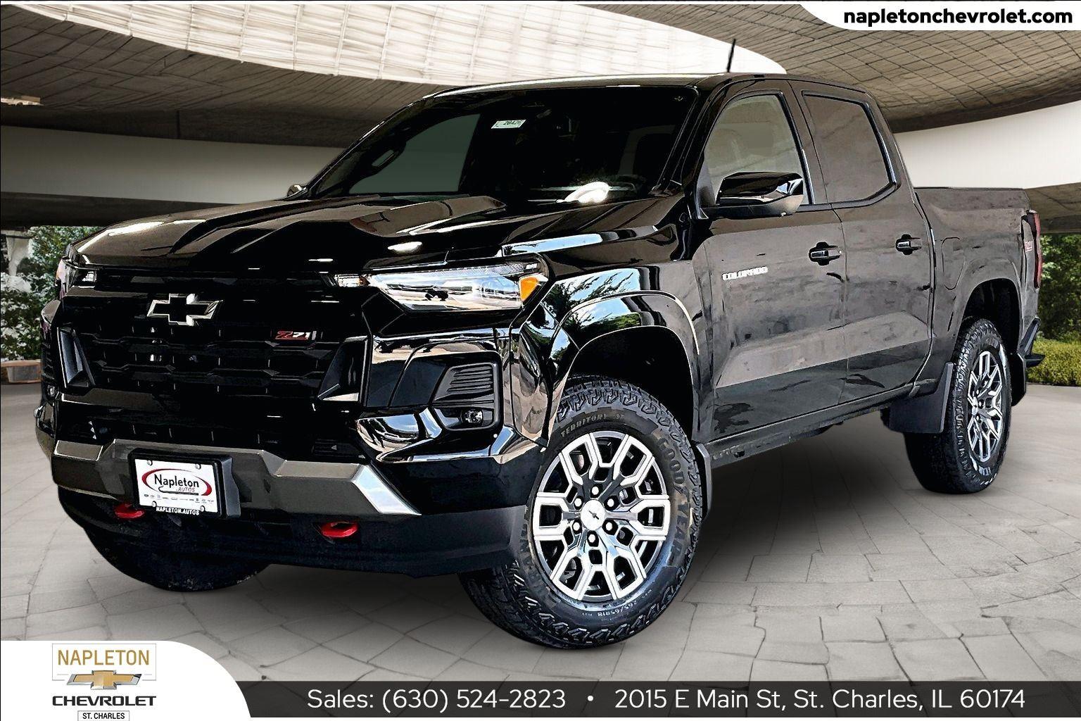 Black 2026 Chevrolet Colorado Pickup Truck Four-Wheel Drive 8-Speed Automatic